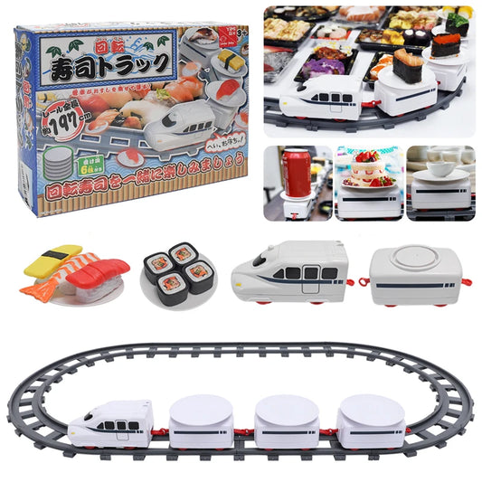 Groente, Sushi, Fruit, kerst of borrelhapjes trein