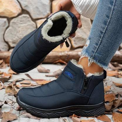 Loes | Warme enkelboots met antislip en elegante uitstraling